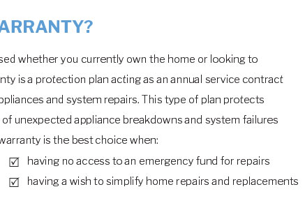 home warranty price